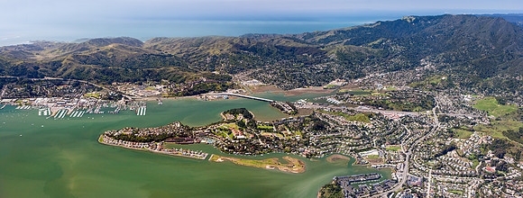 03272009 pano - Strawberry Point - Richardson Bay near Sausalito