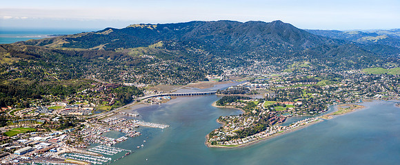 03092010 panoramic - Mill Valley & Sausalito