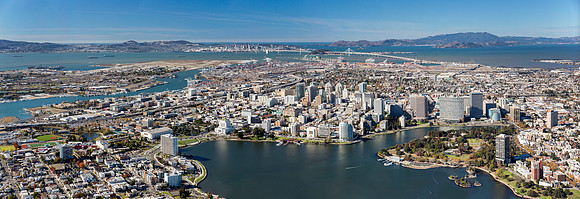 Aerial photo of Oakland