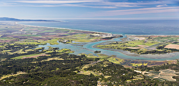 panoramic - Elk Horn Slough & Monterey Bay