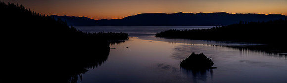 11182006 panoramic - Sunrise at Emerald Bay - Lake Tahoe.jpg