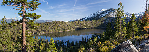 04302014 panoramic - Cascade Lake with Mt Tallac - Lake Tahoe.jpg