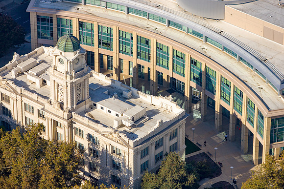 Aerial Photo of Sacramento City Hall