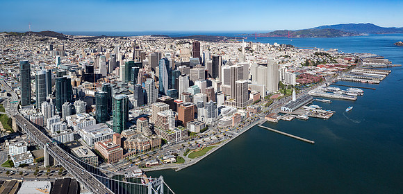 04052016 panoramic - Embarcadero - San Francisco