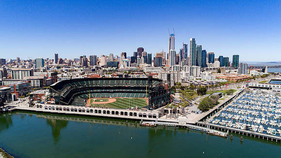 AT&T Park San Francisco Drone Aerial DJI_0241