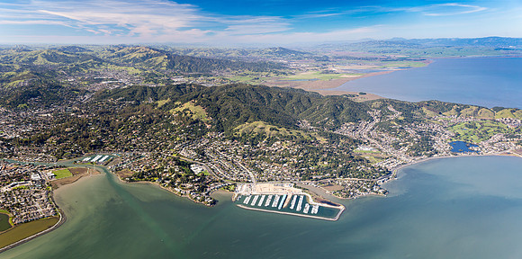 02242015 panoramic - Loch Lomond Yacht Club & San Rafael