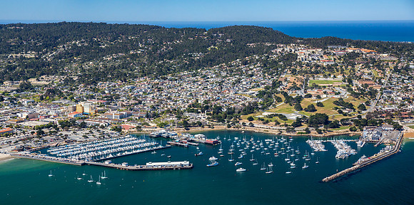 04152015 panoramic - City of Monterey & Harbor