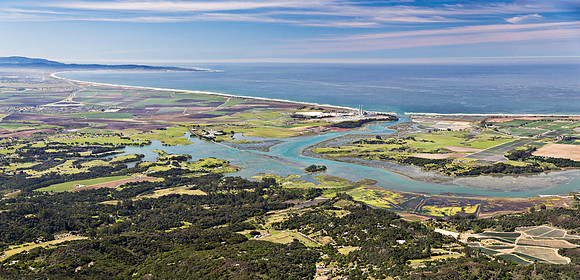 03192015 panoramic - Elk Horn Slough & Monterey Bay