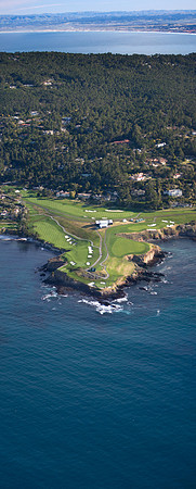 02162012 panoramic - Pebble Beach Golf Course (portrait)