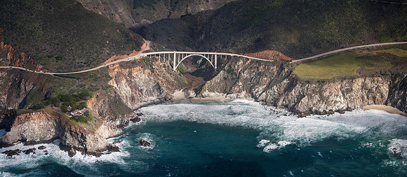 02202013 panoramic - Bixby Bridge 2